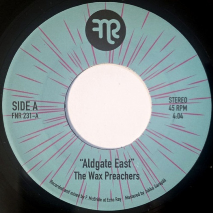The Wax Preachers - Aldgate East - 7" Vinyl