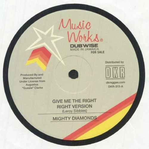 Mighty Diamonds - Give Me The Right - 12" Vinyl
