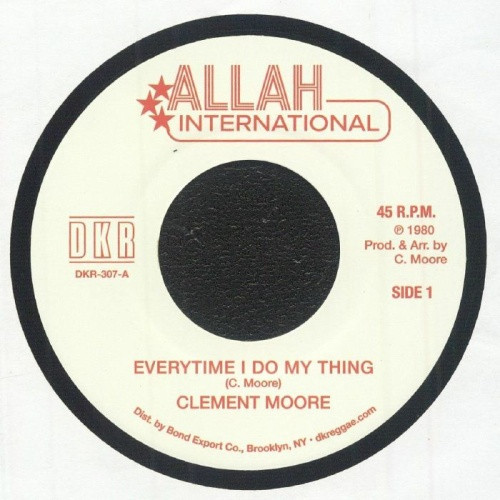 Clement Moore - Everytime & Do My Thing - 7" Vinyl