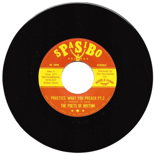 The Poets Of Rhythm - Practive What You Preach Pt. 2 - 7" Vinyl