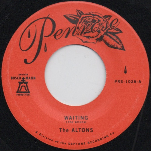 The Altons - Waiting / Teach Me To Forget You - 7" Vinyl