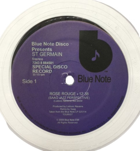 St Germain - Rose Rouge (Saag Remixes) - 12" Clear Vinyl