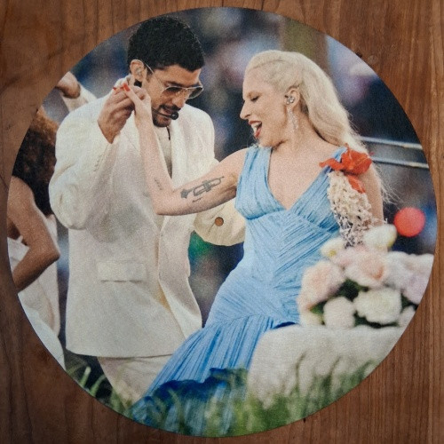 Bad Bunny - Super Bowl Lady Gaga - Single Slipmat