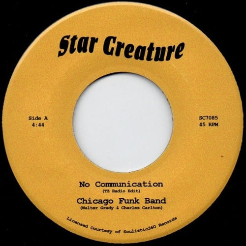 Chicago Funk Band / True Transfusion - No Communication - 7" Vinyl