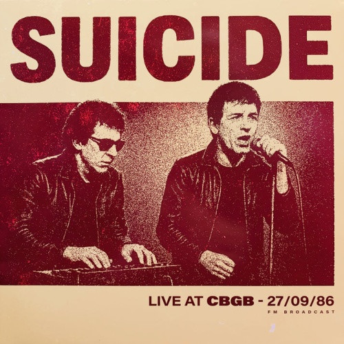 Suicide - Live At CBGB 1986 - LP Vinyl