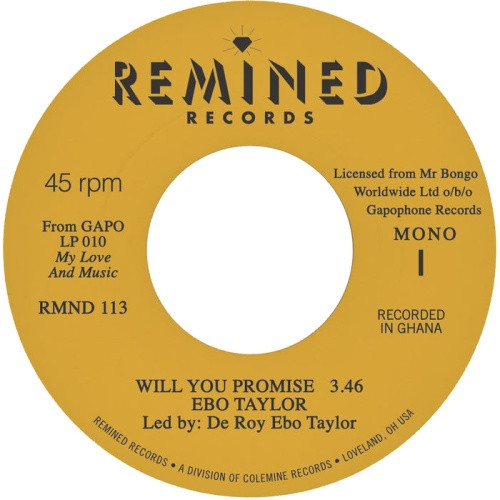 Ebo Taylor - Will You Promise / Maye Omama - 7" Vinyl