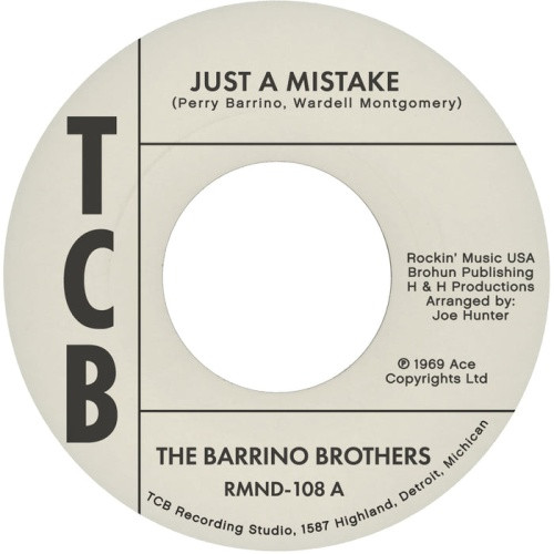 The Barrino Brothers - Just A Mistake - 7" Vinyl