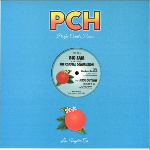 The Coastal Commission / Jesse Outlaw - Bring Down The Walls / Let It Go - 12" Colored Vinyl