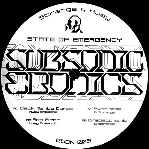 Strange & Huey - State Of Emergency - 12" Vinyl