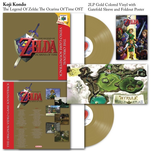 Koji Kondo - The Legend Of Zelda: The Ocarina Of Time OST - 2x LP Colored Vinyl