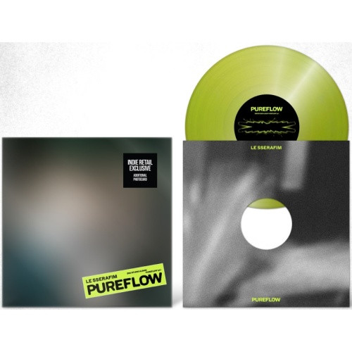 Le Sserafim - 2nd Studio Album "PUREFLOW" Pt.1 - LP Yellow Vinyl
