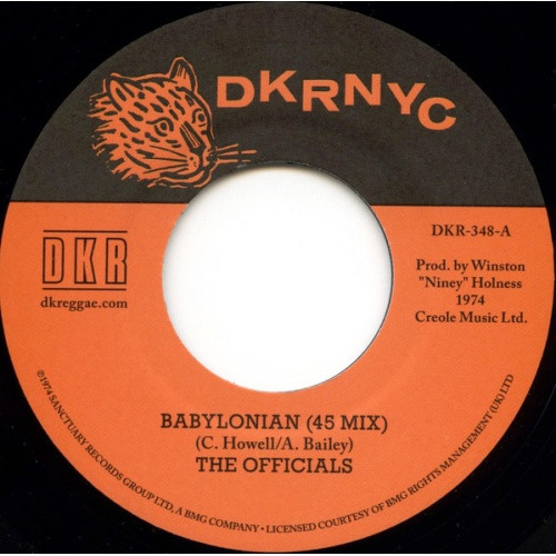 The Officials - Babylonian - 7" Vinyl