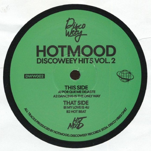 Hotmood - Discoweey Hits Vol. 2 - 12" Vinyl