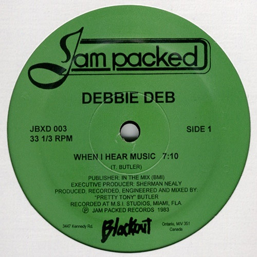 DEBBIE DEB / When I hear Music レコード Debbie Deb When I Hear