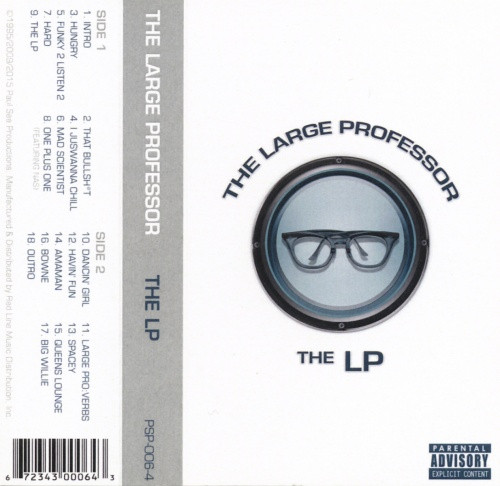 Large Professor - The LP - Cassette | Ear Candy Music Large Professor - The LP - Cassette | Ear Candy Music