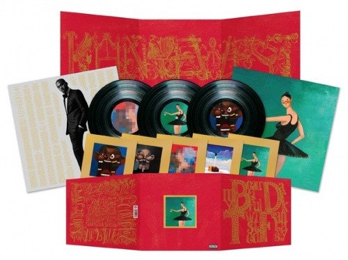 hiphopレコード3枚セット kanye,センチ,carti Kanye West - My Beautiful Dark Twisted Fantasy - 3x LP Vinyl | Ear