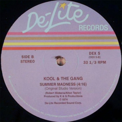 Kool & The Gang - Summer Madness/Get Down On It - 12