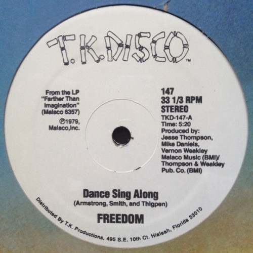 Freedom - Dance Sing Along / Get Up And Dance - 12