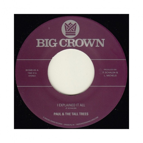 Paul & The Tall Trees / Mattison I Explained It All / Watch Out 7
