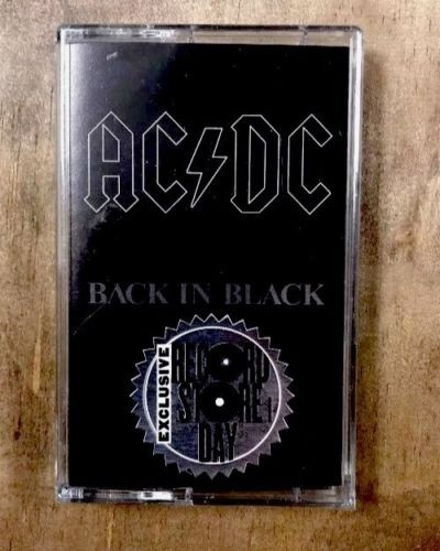 AC/DC - Back In Black RSD - Cassette - Ear Candy Music