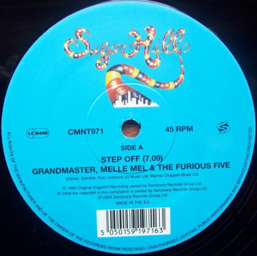 Grandmaster Flash, Melle Mel & The Furious Five - Step Off / Pump Me Up -  12