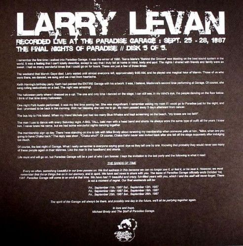 Larry Levan - Final Nights Of Paradise 5/5 - 12
