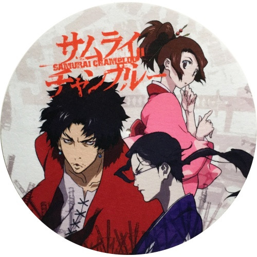 新品スリップマット SAMURAI CHAMPLOO　サムライチャンプルー Samurai Champloo - Group Shot - Single Slipmat - Ear Candy Music