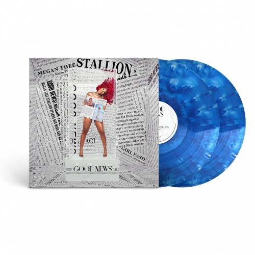 Megan Thee Stallion - Good News レコード MEGAN THEE STALLION / GOOD NEWS (BLUE & WHITE MARBLED COLOR VINYL