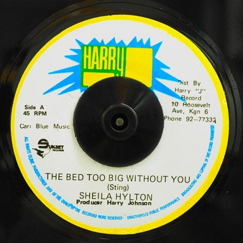 Shelia Hylton The Bed Too Big Without You 7" Vinyl Ear Candy Music