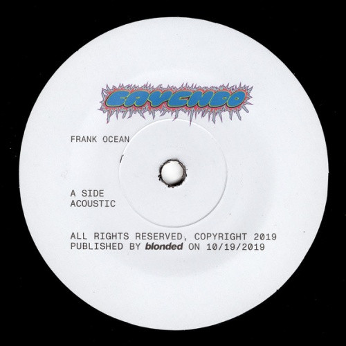 Frank Ocean / Cayendo 7“ シングルレコード Frank Ocean - Cayendo - 7