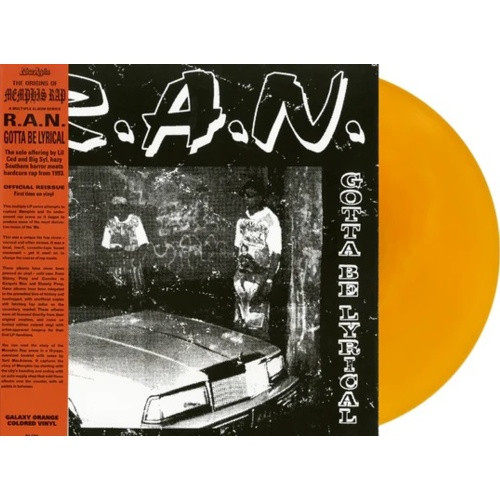 R.A.N. - Gotta Be Lyrical - LP Colored Vinyl - Ear Candy Music