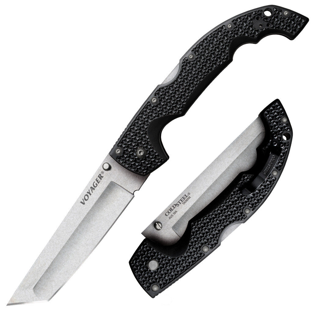 VOYAGER XL TANTO POINT - PLAIN EDGE (AUS10A) | Cold Steel Knives