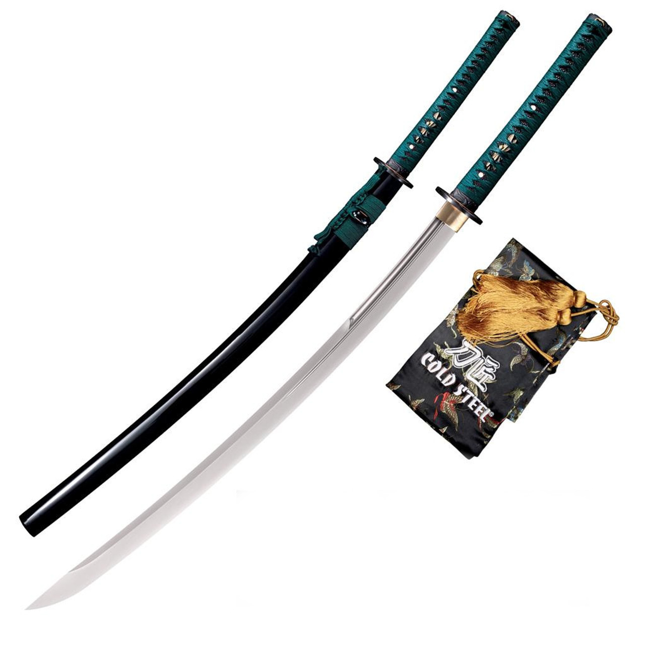 40 Samurai Sword BLACK Dragon Stainless Steel w/ Stand Collectible Katana  Ninja