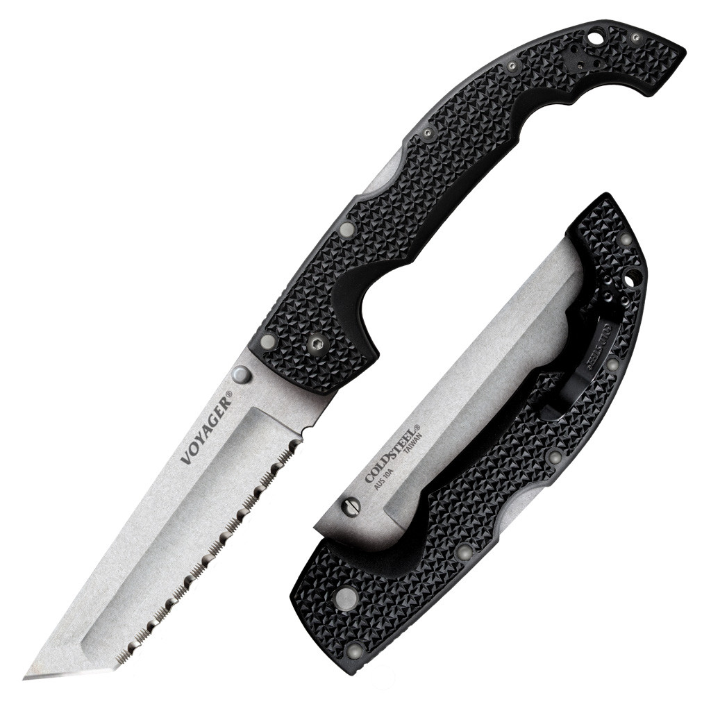 VOYAGER XL TANTO POINT - SERRATED | Cold Steel Knives