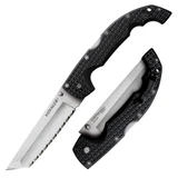 VOYAGER XL TANTO POINT - SERRATED EDGE (AUS10A)