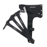 THROWING AXES, BLACK - 3 PACK WITH SHEATH