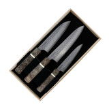 JAPANESE VG-10 DAMASCUS 3-PC KITCHEN KNIFE SET