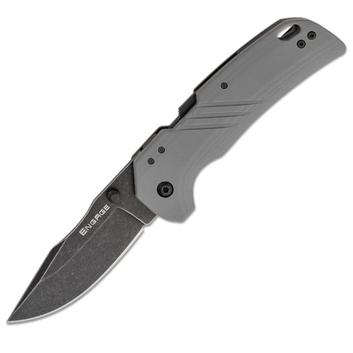 ENGAGE 3"  (AUS10A) - GRAY G-10 HANDLE