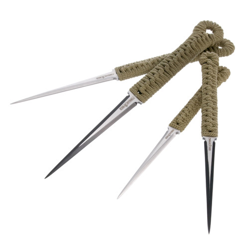 THROWING SPIKES - 4 PACK WITH POUCH