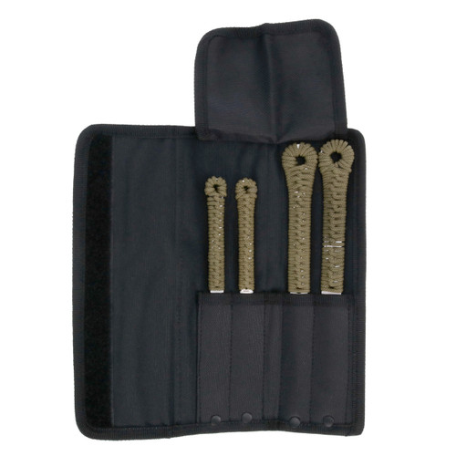 THROWING SPIKES - 4 PACK WITH POUCH