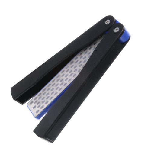 DOUBLE SIDED FOLDING KNIFE SHARPENER