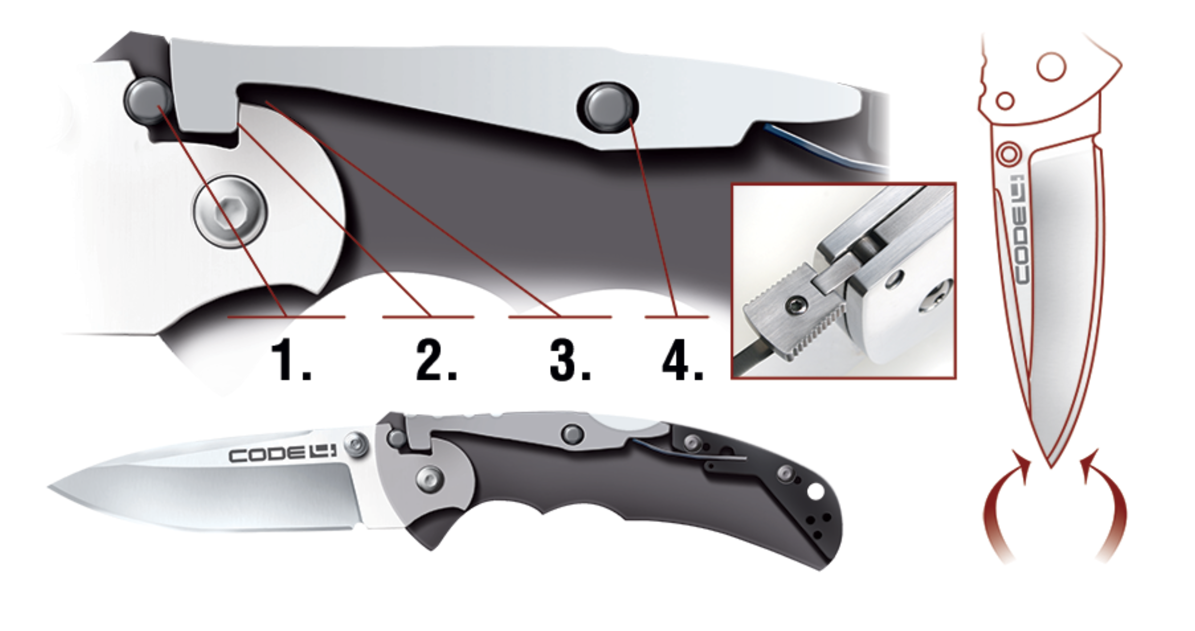Tri-ad Lock Patented Knife Locking Technology | Cold Steel