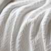 1888 Mills supplier gallery image - Magnificence Thermal Blanket - White - magnificence_blanket_detail_crop