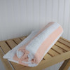1888 Mills supplier gallery image - Fibertone Cabana Stripe Pool Towels - fibertone_cabana_beach_peach_bt10667pechcs_05