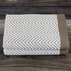 1888 Mills supplier gallery image - Fibertone Jacquard Pool Towels - Chevron - s191-u-tan-1-ft20_fibertone_2stackcropped