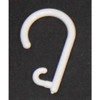 Kartri plastic open end shower curtain hooks in a classic white color, perfect for coordinating with a variety of bathroom decors.