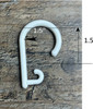 Kartri KARTRI| PLASTIC| OPEN END| SHOWER CURTAIN HOOKS PACK OF 12 