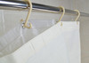  Kartri KA3000 Plastic Double Open End Shower Curtain Hooks - Pack of 12 