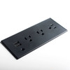 Brandstand BRANDSTAND CUBIEMOD IN DESK POWER and CHARGING SOLUTION W/ 2 USB PORTS and 3 POWER OUTLETS BLACK