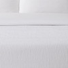 Berkshire Bedding Puff Jacquard Ripple Weave or 100 polyester decorative top sheet